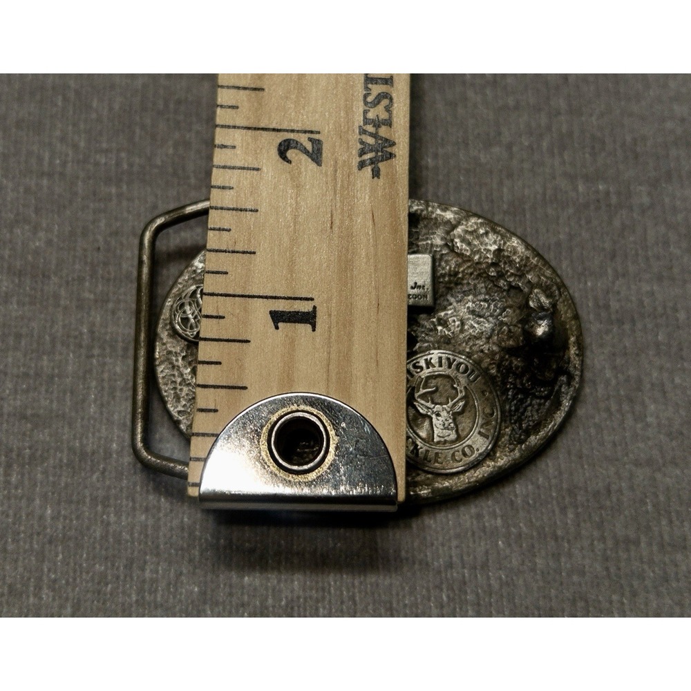 Vintage Siskiyou 1983 Silver Eagle Western Belt Buckle Rodeo Southwestern - Picture 5 of 8